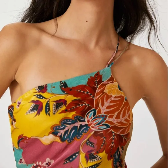 NWOT - Bl-nk One-Shoulder Slip Dress - Picture 3 of 9